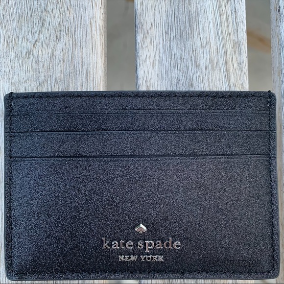 Kate spade Joeley Holiday 2019 card Holder Black - Picture 7 of 8